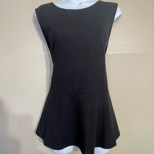 Elle Black Sleeveless Tank Top XXL